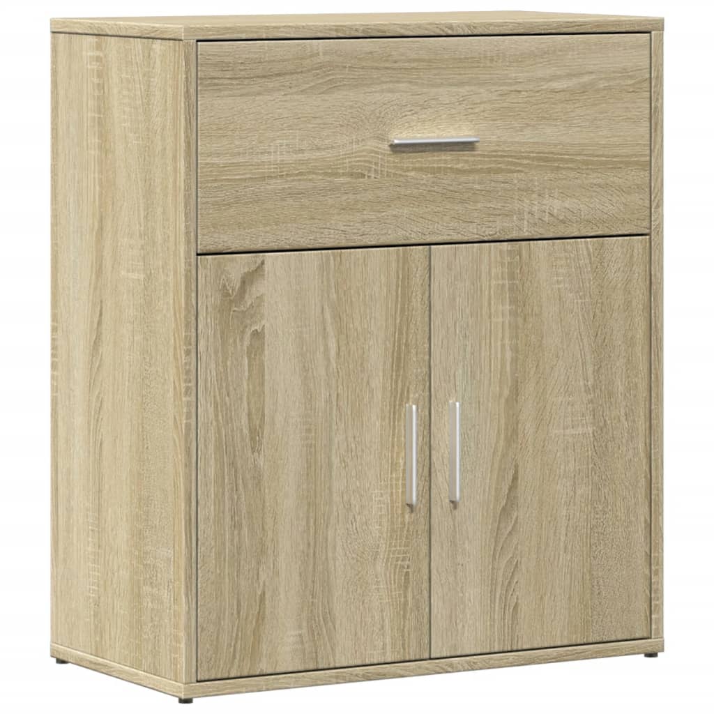 Skjenker 2 sonoma eik 60x31x70 cm konstruert tre