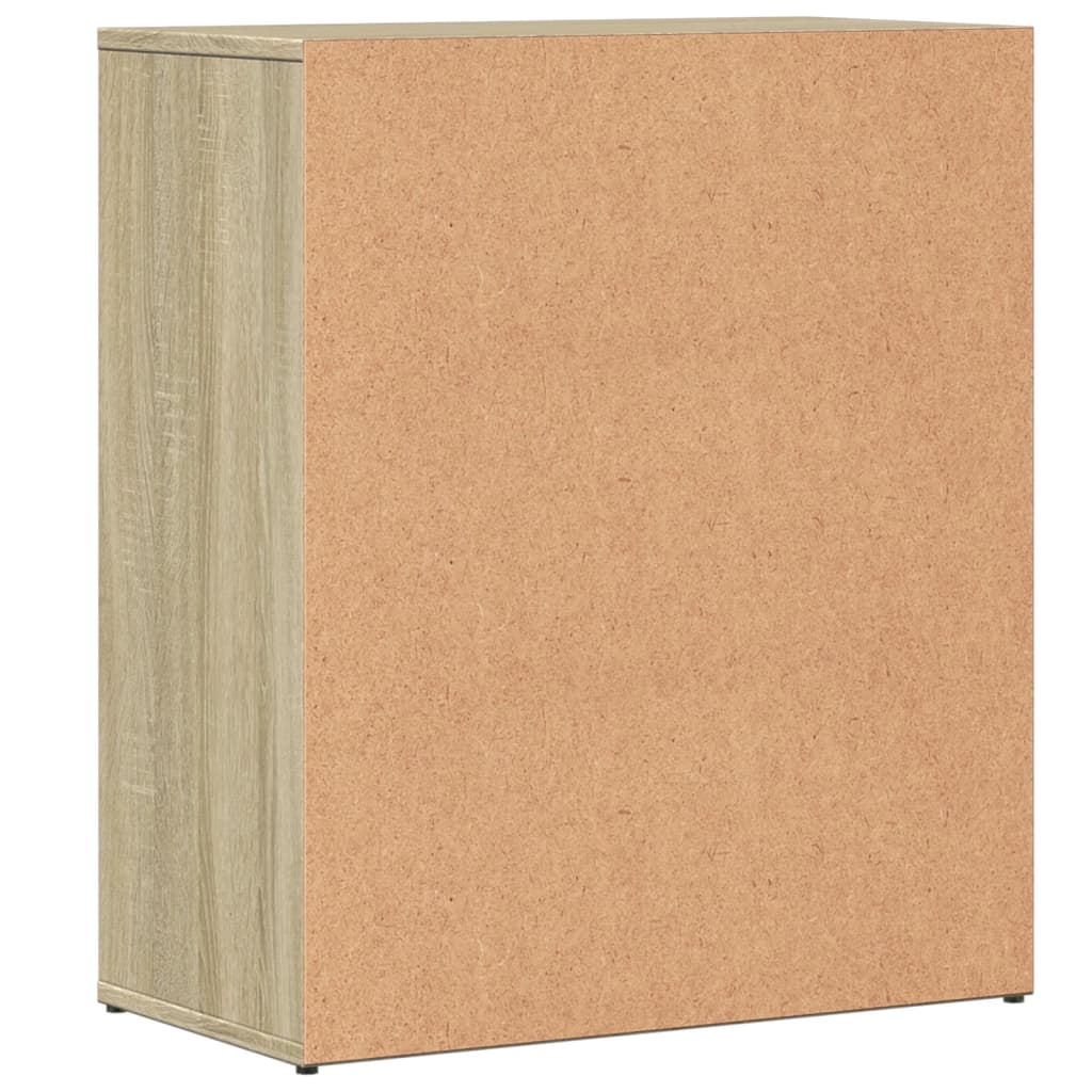 Skjenker 2 sonoma eik 60x31x70 cm konstruert tre