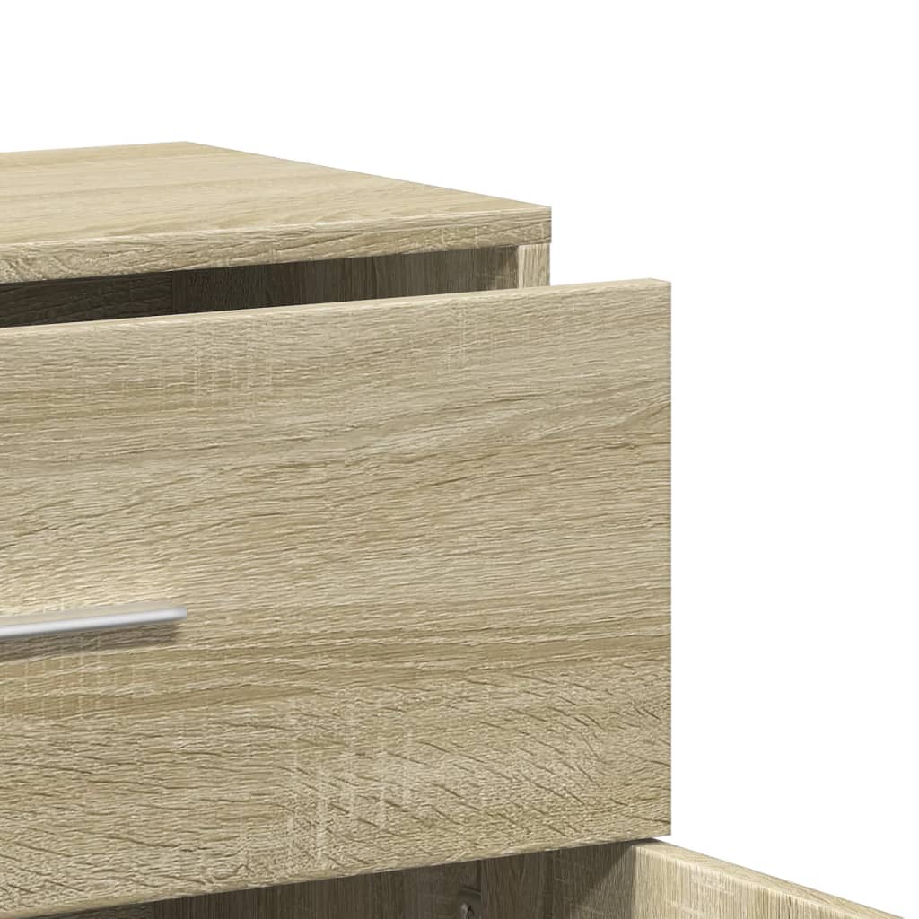 Skjenker 2 sonoma eik 60x31x70 cm konstruert tre