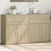 Skjenker 2 sonoma eik 60x31x70 cm konstruert tre