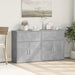 Skjenker 2 betonggrå 60x31x70 cm konstruert tre