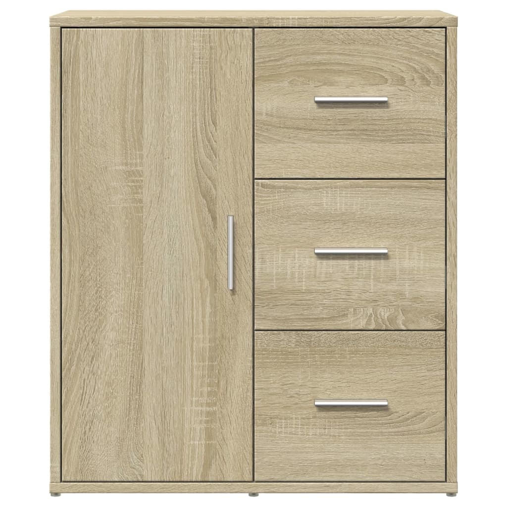 Skjenker 2 sonoma eik 60x31x70 cm konstruert tre