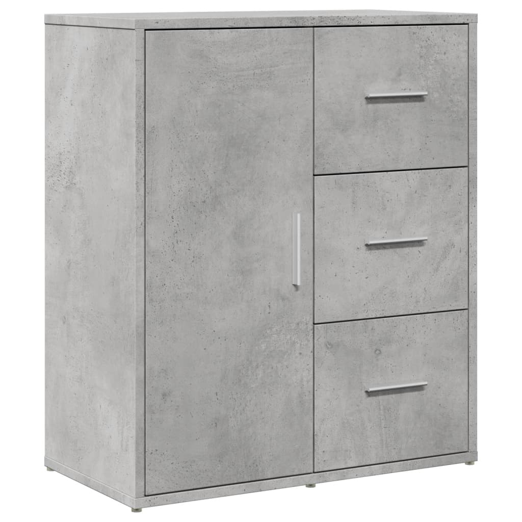 Skjenker 2 betonggrå 60x31x70 cm konstruert tre