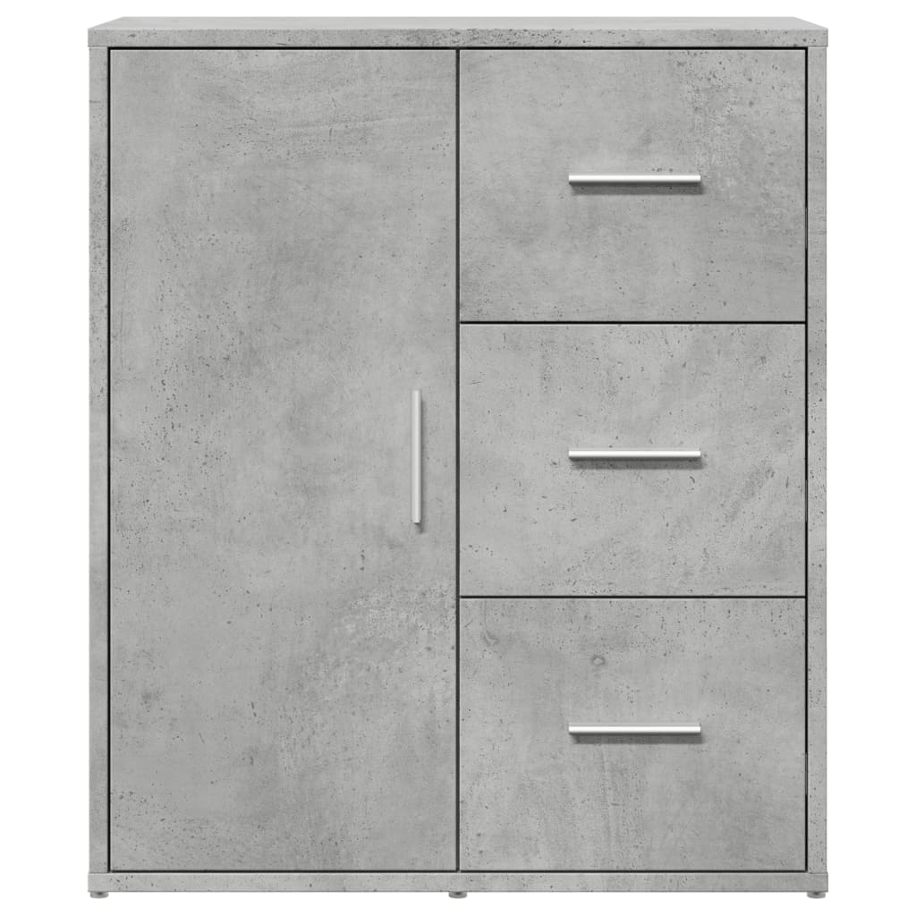 Skjenker 2 betonggrå 60x31x70 cm konstruert tre