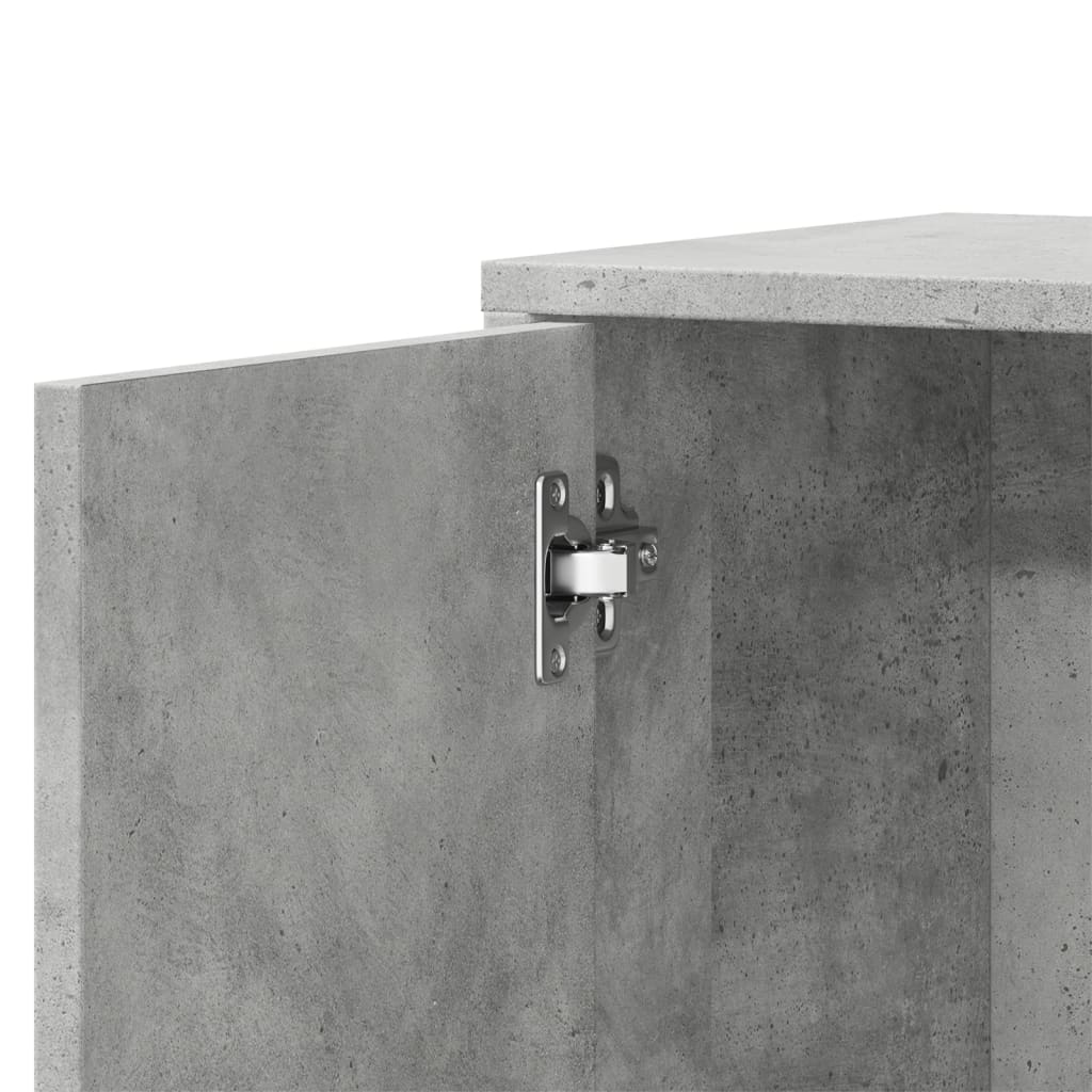 Skjenker 2 betonggrå 60x31x70 cm konstruert tre