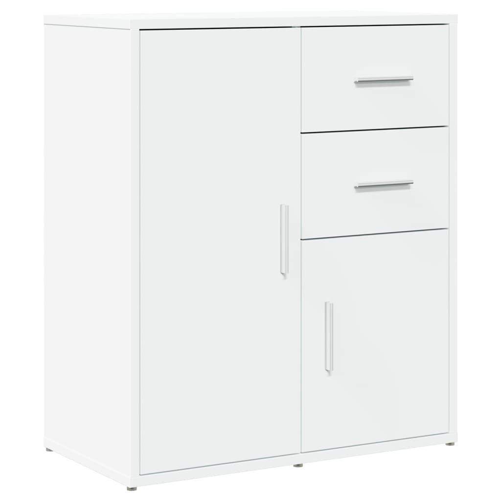 Skjenker 2 hvit 60x31x70 cm konstruert tre
