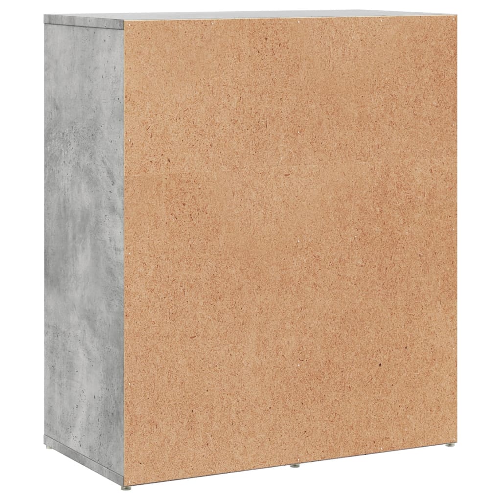 Skjenker 2 betonggrå 60x31x70 cm konstruert tre