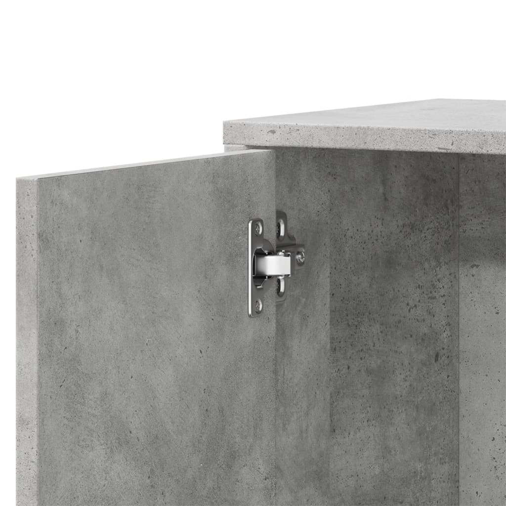 Skjenker 2 betonggrå 60x31x70 cm konstruert tre