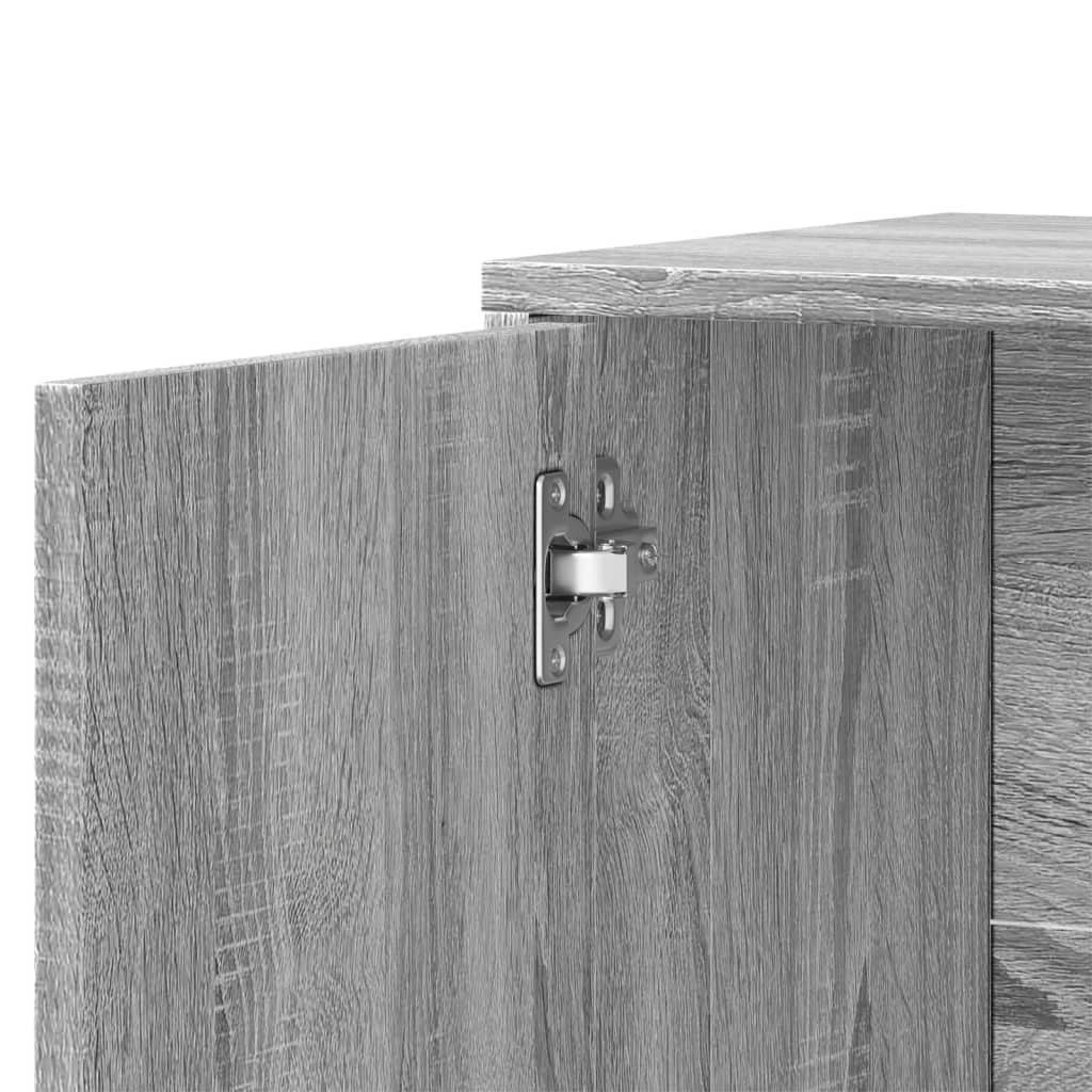 Skjenker 2 grå sonoma 60x31x70 cm konstruert tre
