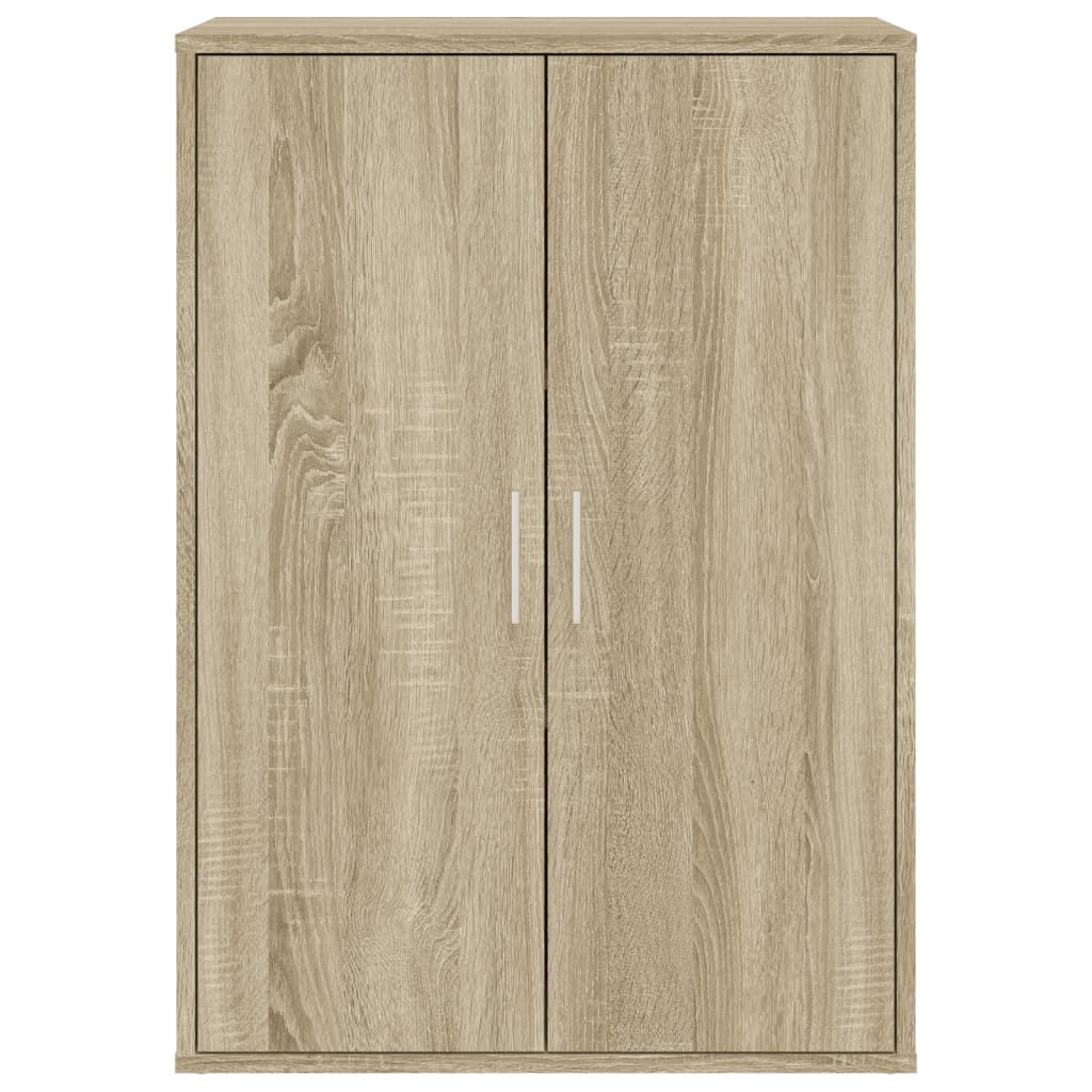 Skjenker 2 stk sonoma eik 60x31x84 cm konstruert tre