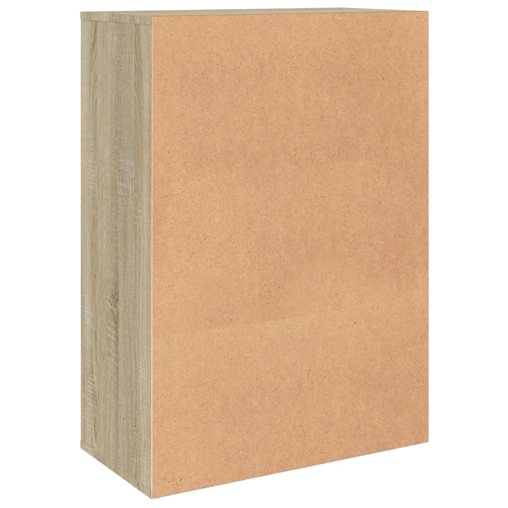 Skjenker 2 stk sonoma eik 60x31x84 cm konstruert tre