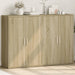 Skjenker 2 stk sonoma eik 60x31x84 cm konstruert tre
