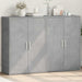 Skjenker 2 stk betonggrå 60x31x84 cm konstruert tre