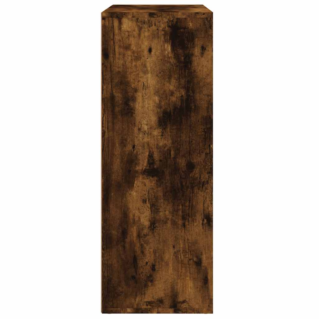 Skjenker 2 stk røkt eik 60x31x84 cm konstruert tre
