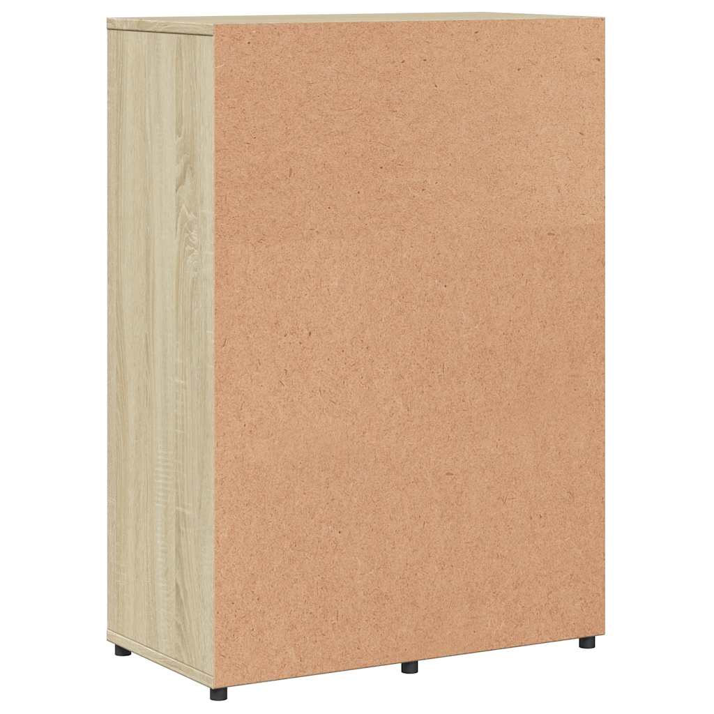 Skjenker 2 stk sonoma eik 60x31x84 cm konstruert tre