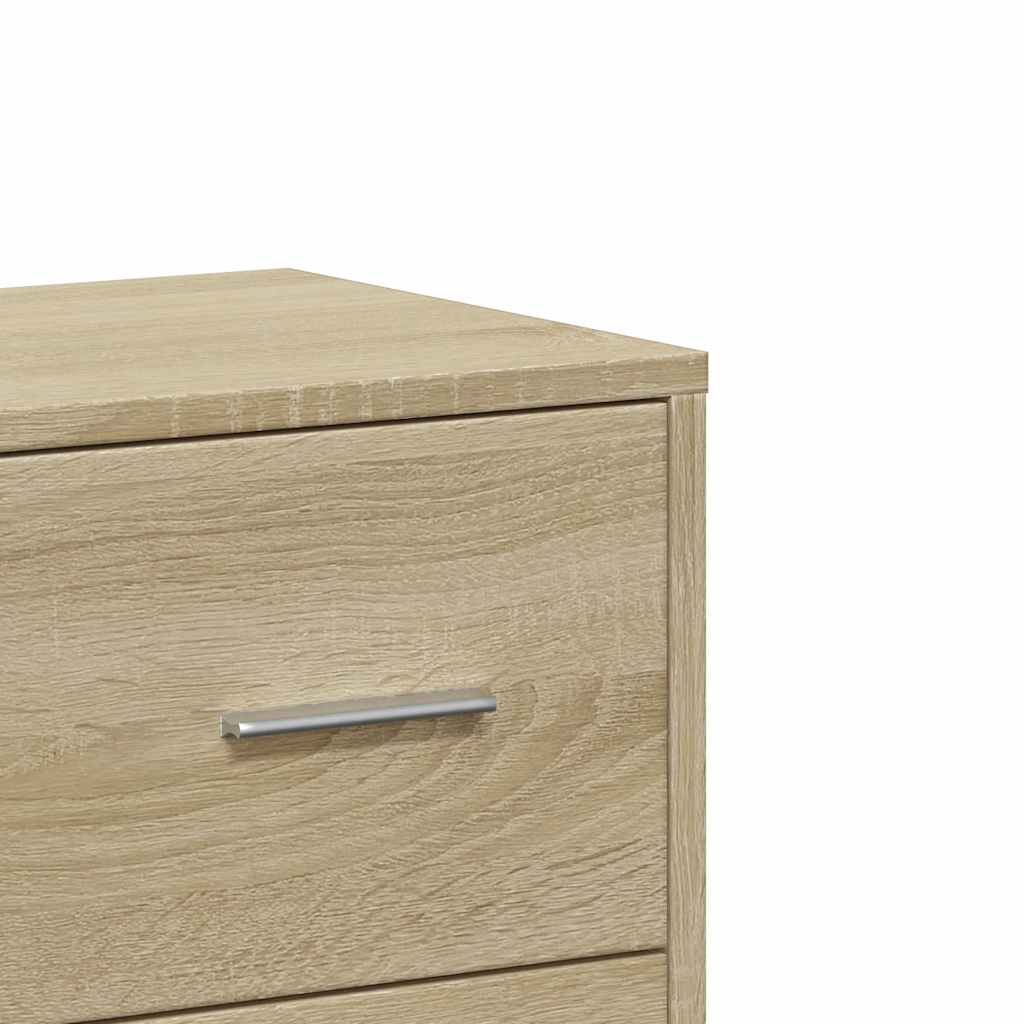 Skjenker 2 stk sonoma eik 60x31x84 cm konstruert tre