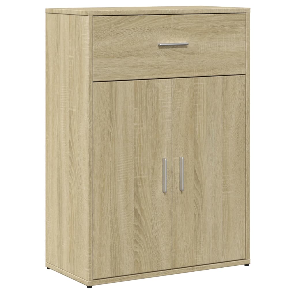 Skjenker 2 sonoma eik 60x30x84 cm konstruert tre