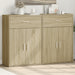 Skjenker 2 sonoma eik 60x30x84 cm konstruert tre