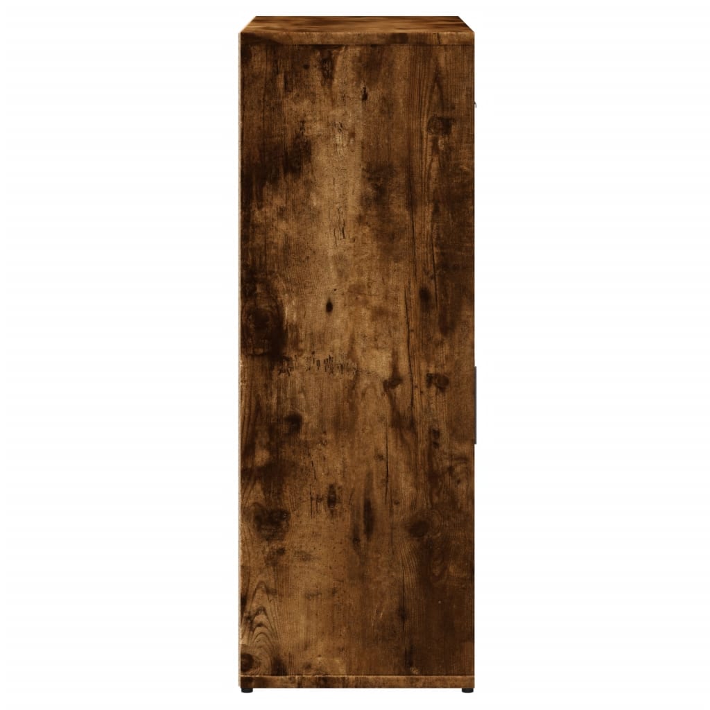 Skjenker 2 røkt eik 60x30x84 cm konstruert tre