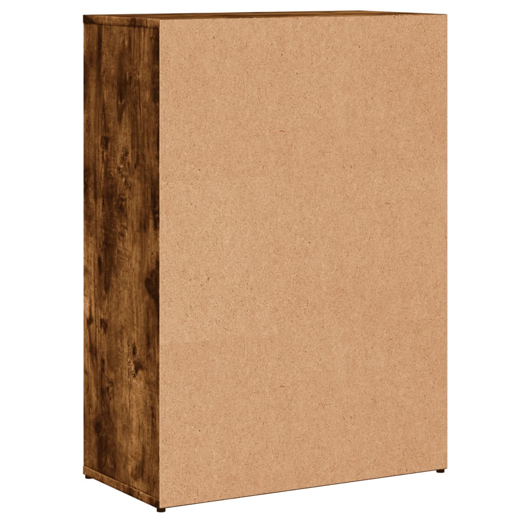 Skjenker 2 røkt eik 60x30x84 cm konstruert tre