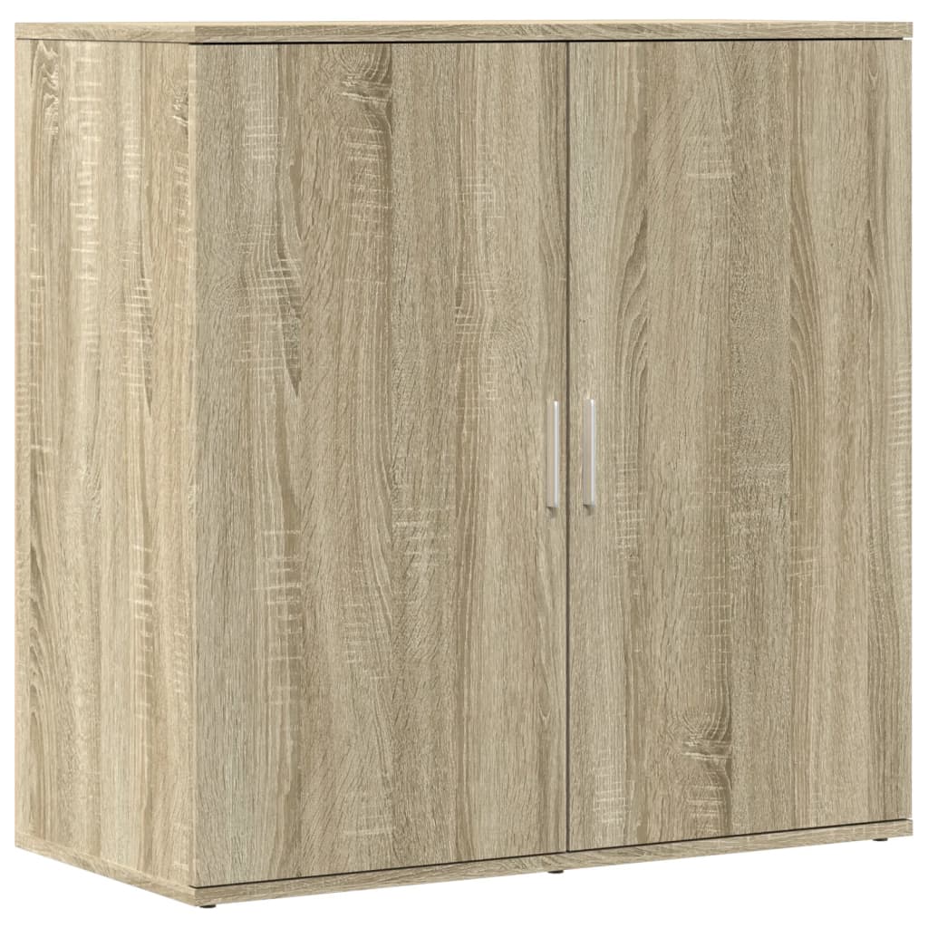 Skjenker 2 stk sonoma eik 79x38x80 cm konstruert tre