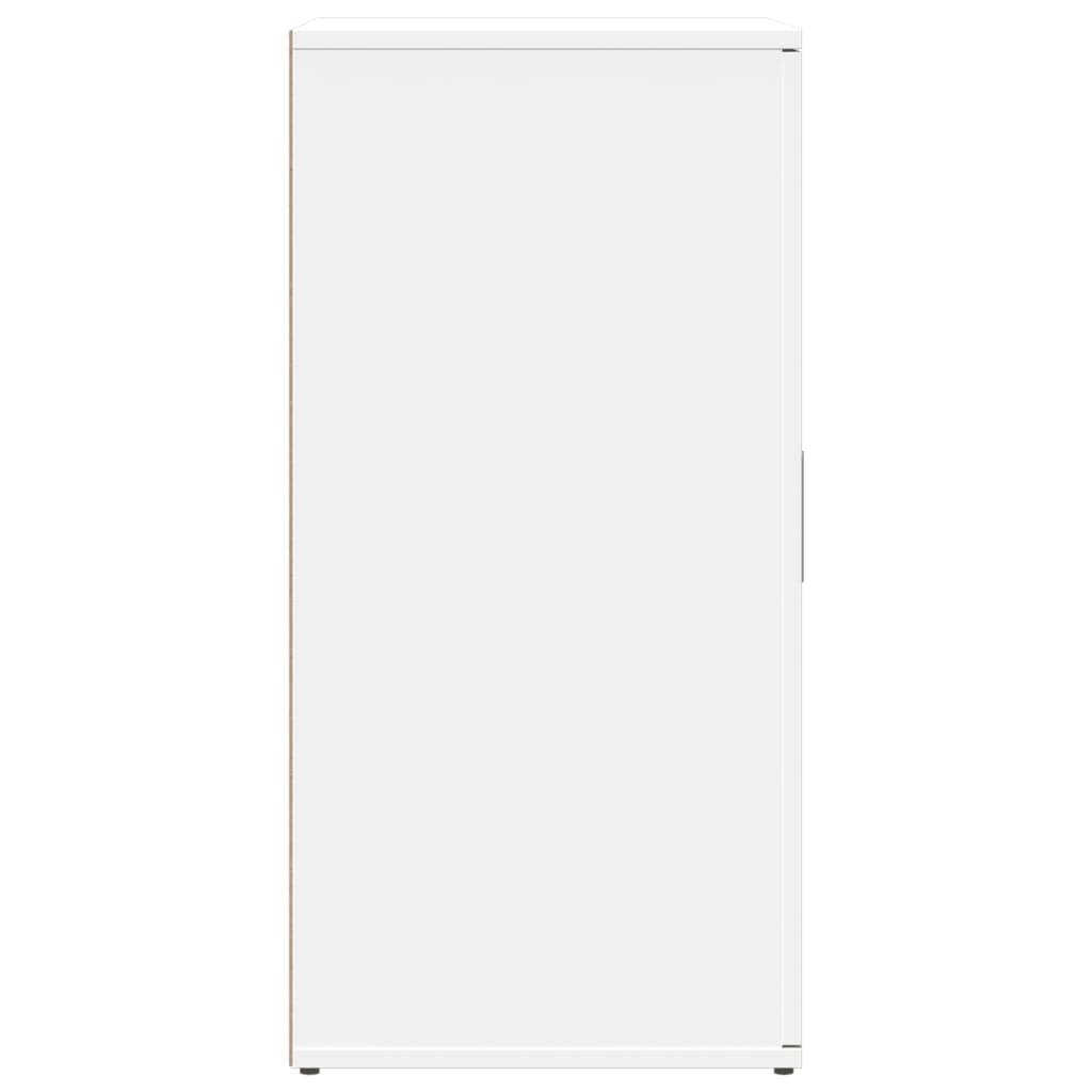 Skjenker 2 stk hvit 59x39x80 cm konstruert tre