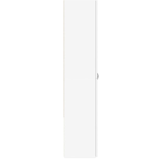 Arkivskap hvit 60x32x153 cm konstruert tre
