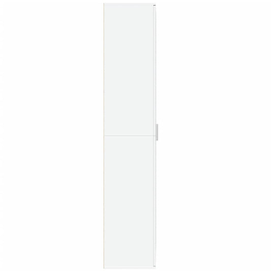 Highboard hvit 80x35x180 cm konstruert tre