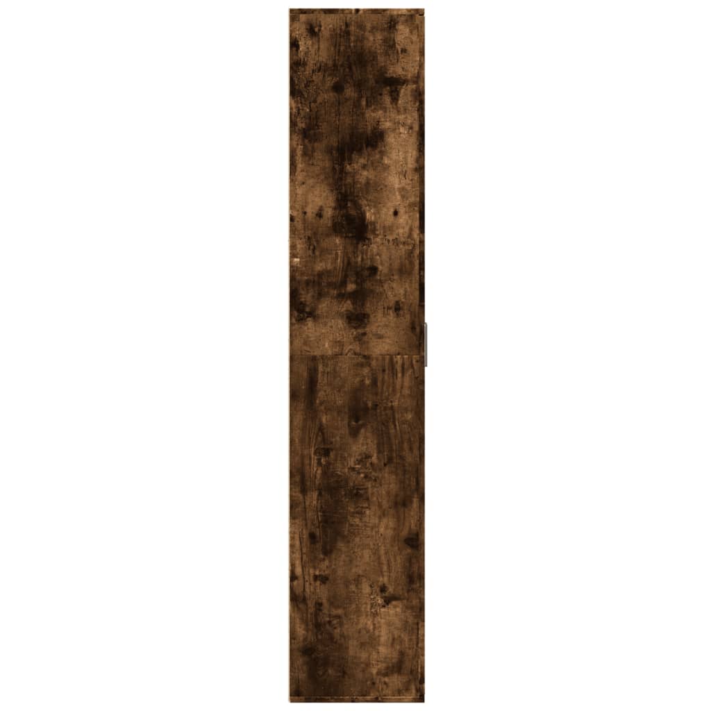 Highboard røkt eik 80x35x180 cm konstruert tre