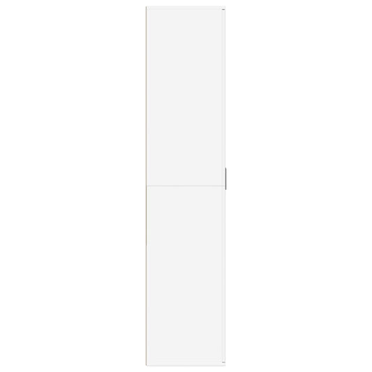 Skoskap hvit 80x39x178 cm sponplate