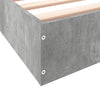 Sengeramme betonggrå 90x190 cm konstruert tre