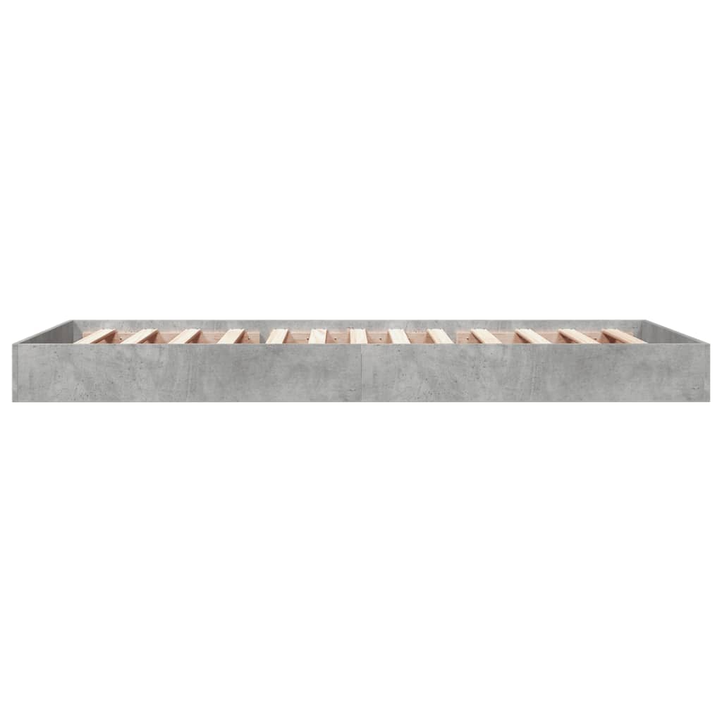 Sengeramme betonggrå 75x190 cm konstruert tre