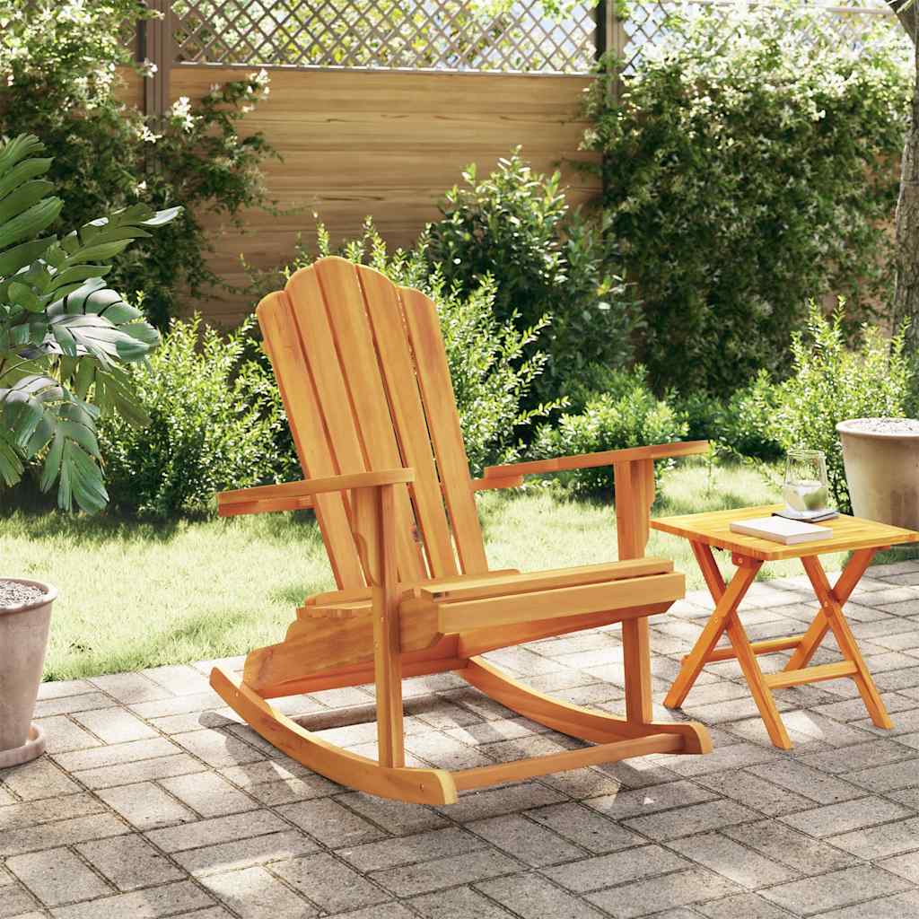 Adirondack gyngestol for hage heltre teak