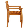 Hagestoler 8 stk 59x55x85 cm heltre akasie