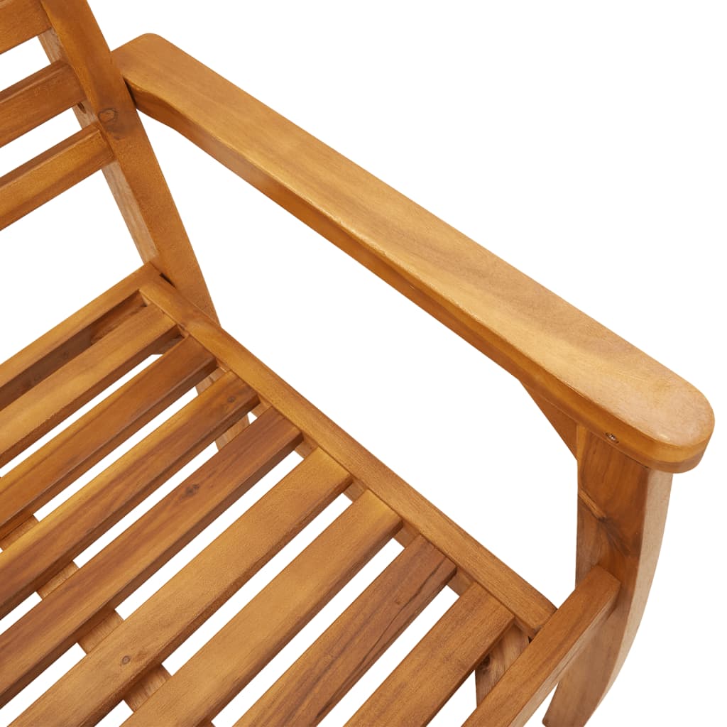Hagestoler 8 stk 59x55x85 cm heltre akasie