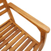 Hagestoler 8 stk 59x55x85 cm heltre akasie
