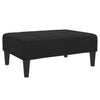 Fotskammel svart 77x55x31 cm stoff