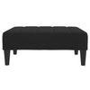 Fotskammel svart 77x55x31 cm stoff