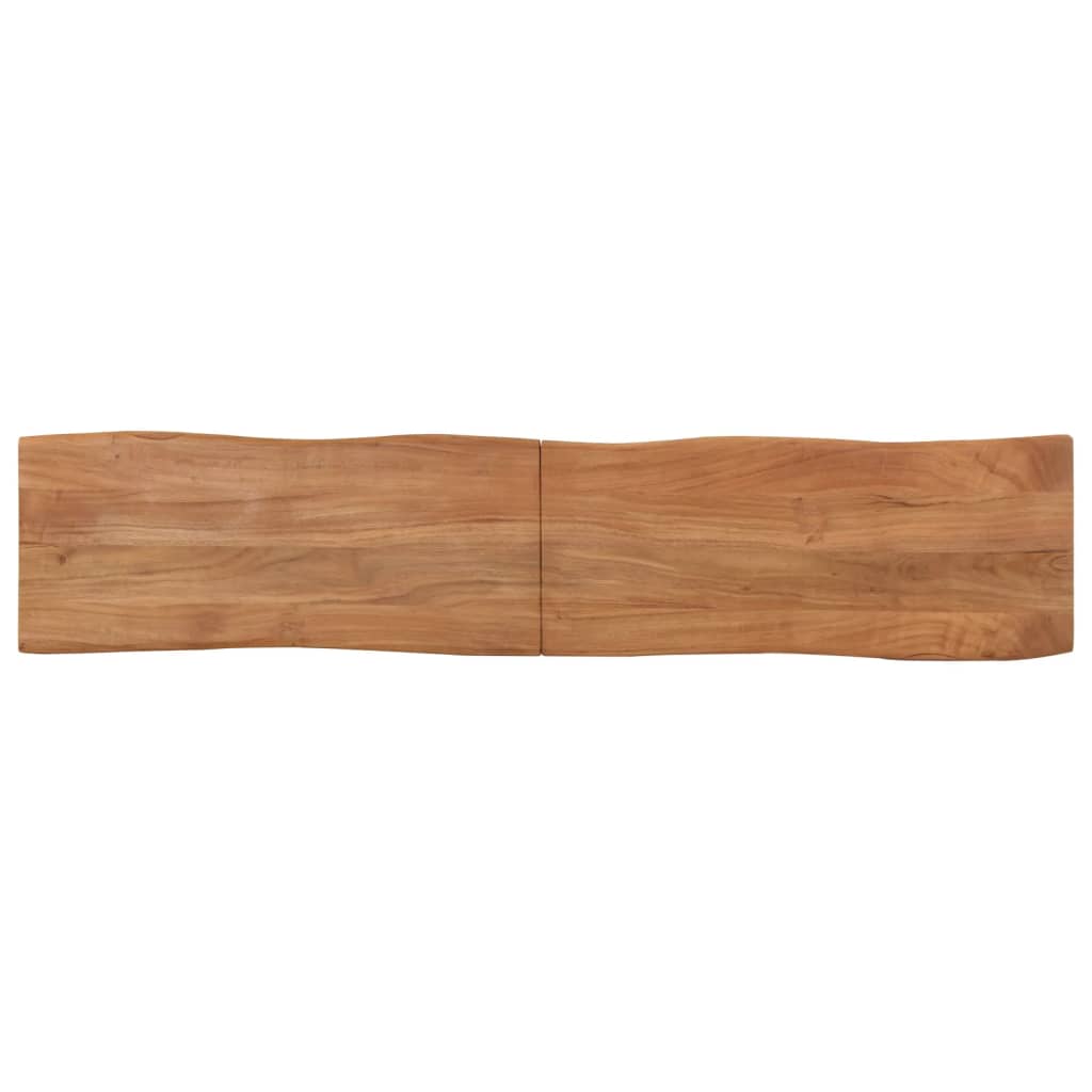 Benk 160 cm heltre akasie og stål