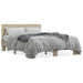 Sengeramme sonoma eik 135x190 cm konstruert tre og metall