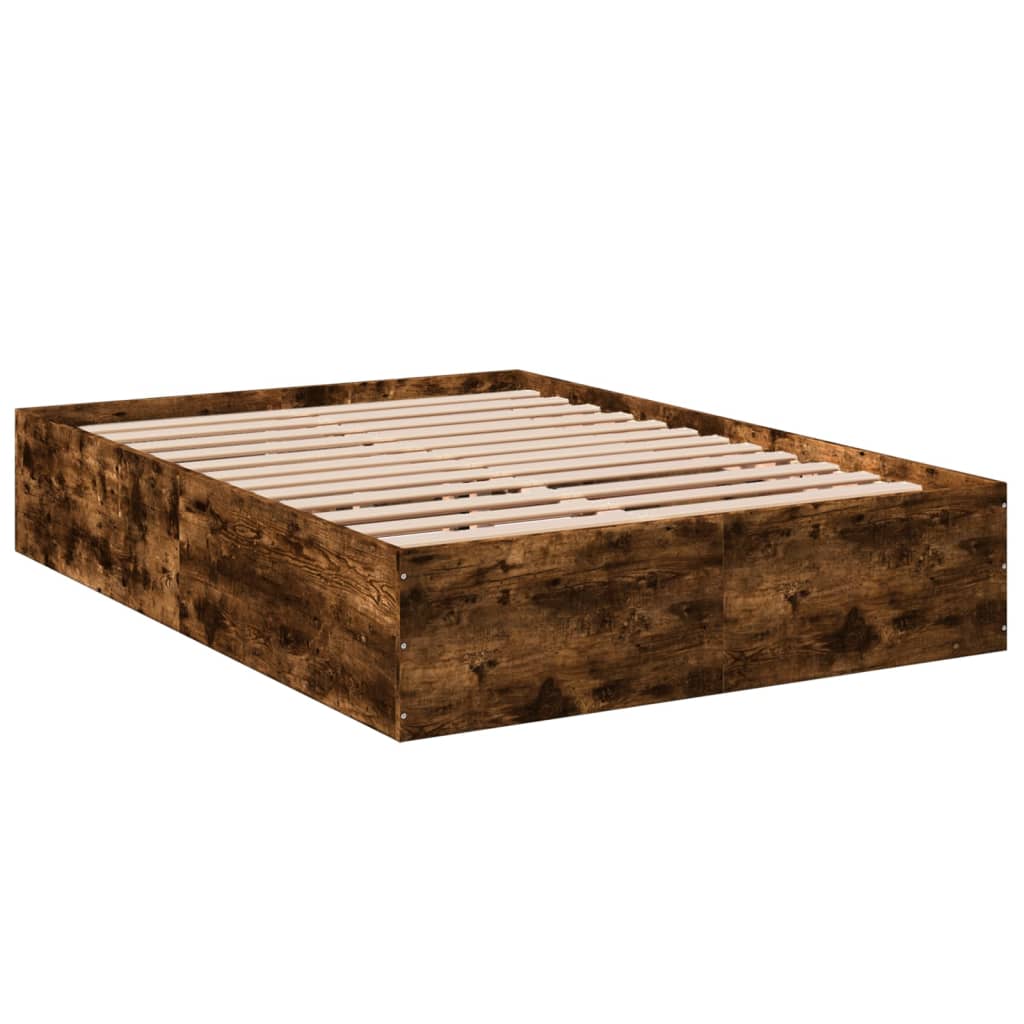 Sengeramme røkt eik 120x190 cm konstruert tre