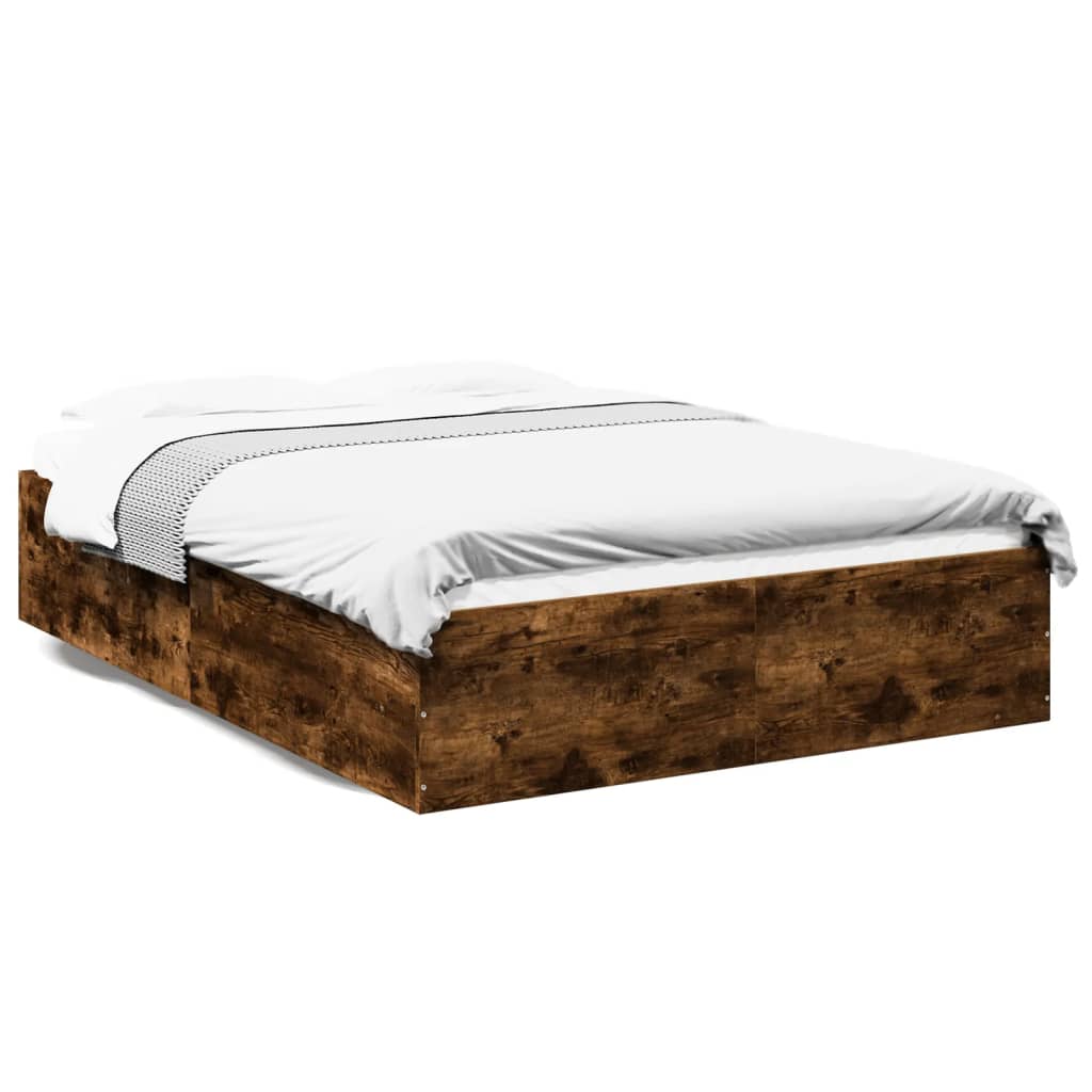 Sengeramme røkt eik 120x190 cm konstruert tre