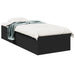 Sengeramme svart 90x190 cm konstruert tre