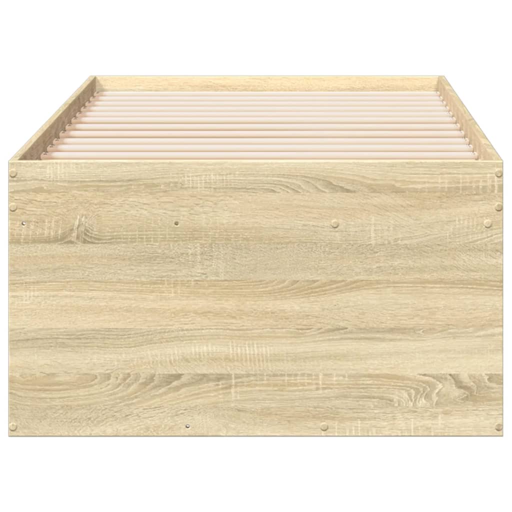 Dagseng med skuffer uten Madrass sonoma eik 75x190 cm