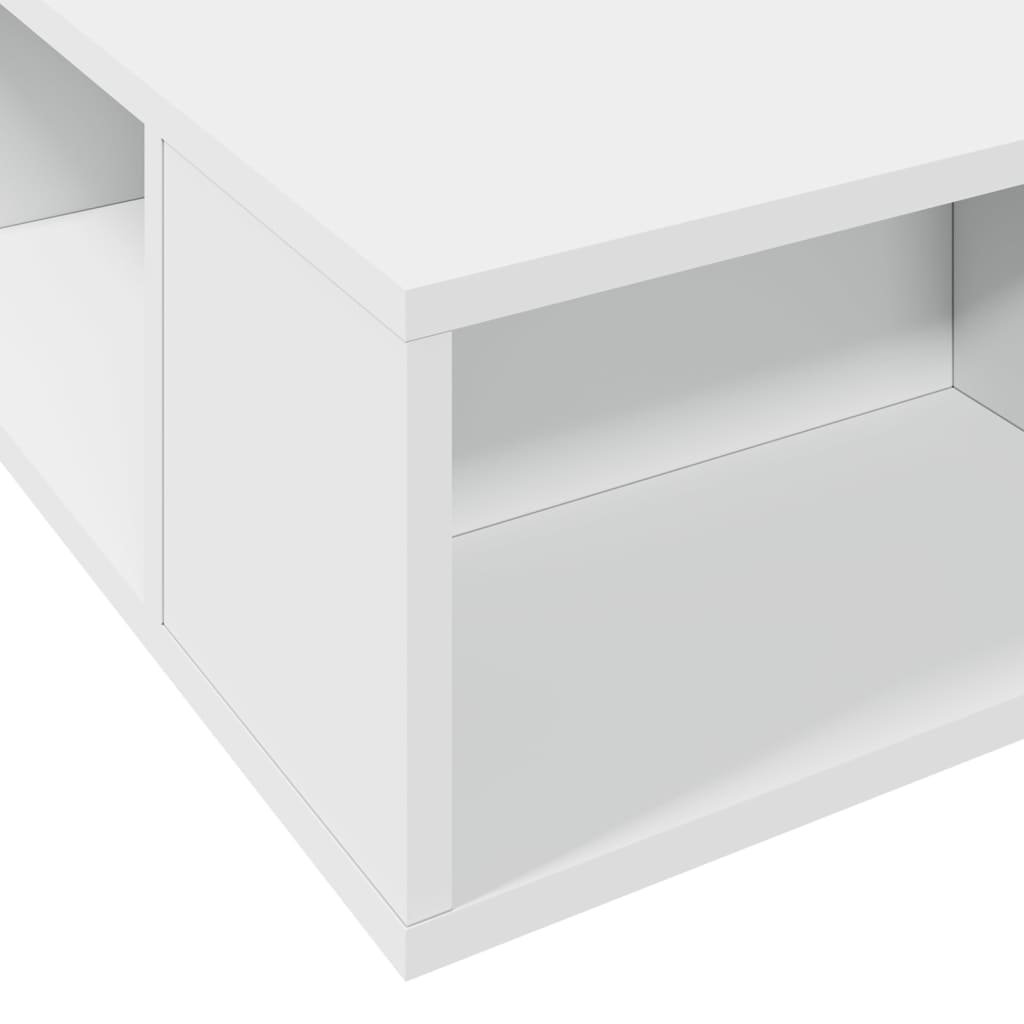 Sengeramme hvit 140x200 cm konstruert tre