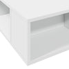 Sengeramme hvit 140x200 cm konstruert tre