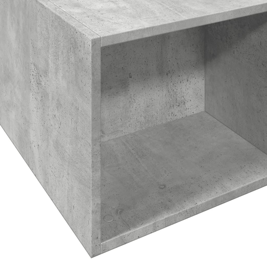 Sengeramme betonggrå 135x190 cm konstruert tre