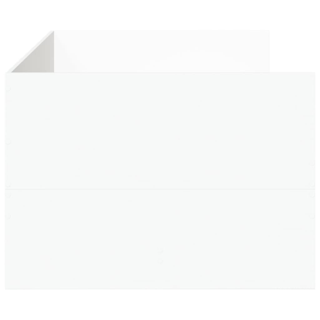 Dagseng med skuffer uten Madrass Hvit 100x200 cm