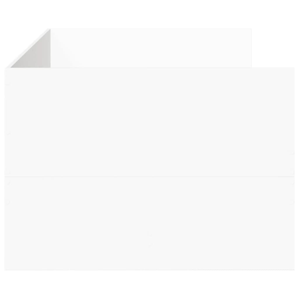 Dagseng med skuffer uten Madrass Hvit 90x200 cm