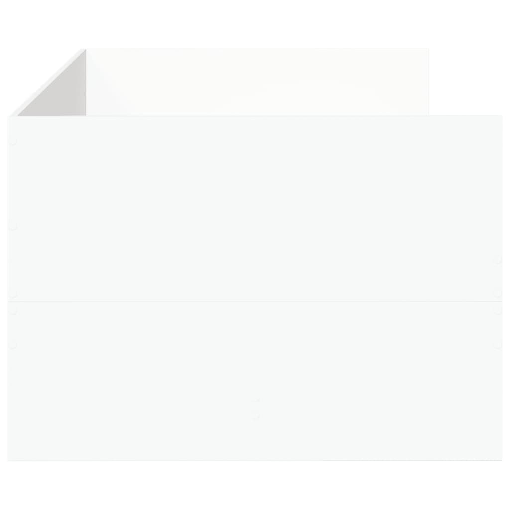 Dagseng med skuffer uten Madrass Hvit 90x190 cm